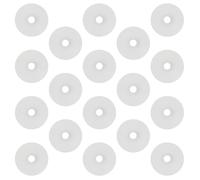 Healeved 20 Adhesivos para Válvula Presta Bicicleta de Montaña Arandelas Protectoras Blancas para Boquilla de Aire 20 Piezas Almohadillas Adhesivas para Llantas Accesorio Ligero y