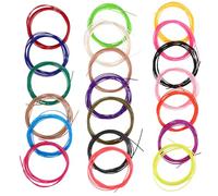 Healeved 20 Colores Filamento Pla para Impresora 3D y Lápiz 3D 175 MM Diámetro 60 Metros Total 3 Metros por Color Recarga Profesional de Baja Temperatura