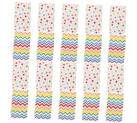 Healeved 20 Piezas Bolsas De Obsequio De Papel Bolsa De Dulces Rayas Arcoíris y Puntos Para Regalos De Festivales Para Obsequios y Recuerdos De Fiesta