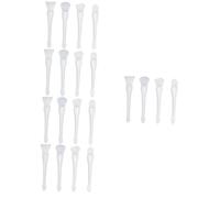 Healeved 20 Piezas Cepillo Máscara Doble Cabeza Aplicadores Portátiles Cepillo Aplicador Humectante Perder Cepillar Cabeza Blanda Gel Sílice