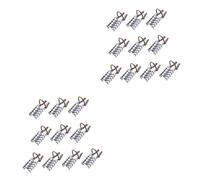 Healeved 20 Piezas formas de uñas herramientas para uñas guía de arte de uñas pegatinas kit de herramientas para el cuidado de las uñas papel de aluminio para uñas clavo Referirse a