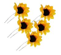 Healeved 20 Piezas Horquilla De Crisantemo Simulado Horquillas Pequeñas De Girasol Para Moños Tocados o Ocasiones Especiales Accesorios Bonitos Forma Adornos Cabello De Mujer