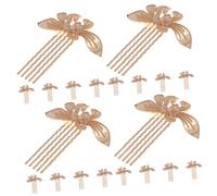 Healeved 20 Piezas Peine Para El Pelo De Peine De Oro Pasadores De Pelo Para Mujer Peines Para El Cabello Para Mujeres Palos De Pelo Retro Palillos Para El Cabello Cobre