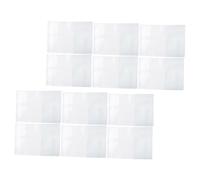 Healeved 20 Piezas Protector de Pasaporte PVC Transparente Funda Ligera y Resistente para Tarjetas y Documentos Funda de Viaje Multifuncional y Duradera para Uso Práctico Diario