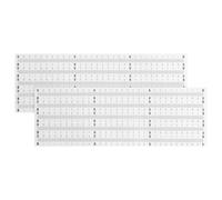 Healeved 20 Unidades Cinta Métrica Adhesiva de Pvc Autoadhesiva, Resistente al Agua, Reposicionable y Flexible para Superficies Curvas, Adecuado para Bricolaje y Modelismo