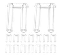 Healeved 200 piezas de arandelas para monturas de gafas: Tapones para gafas sin montura, arandelas de reparación para, herramienta para ajustar e instalar