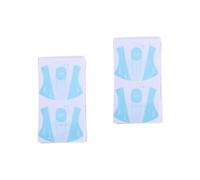 Healeved 200 Piezas formulario de guía de arte de uñas gel uñas gel de uñas constructor de moldes de uñas guía de arte de uñas pegatinas clavo accesorios herramienta de uñas formas de uñas