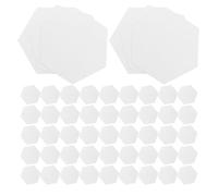 Healeved 200 Unidades Plantillas de Patchwork de Papel Hexagonales para Proyectos de Patchwork y Acolchado, Papel Blanco, Diseño Versátil Que Simplifica Técnicas de Costura