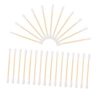 Healeved 200piezas Hisopos De Algodón De Bambú Hisopos De Doble Punta Para Limpieza y Desmaquillaje Multifunción