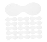 Healeved 200piezas Mascarillas Para Ojos De Papel No Doble Enlace Mascarilla Seca Para Cuidado Facial Suavizante Hidratante Aptas Para Aplicación Diy Casa