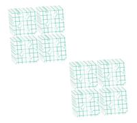 Healeved 200piezas Placas De Mezcla De Maquillaje Desechables Transparentes Para Uso Profesional y Personal Adhesivas y Resistentes Al Agua Para Cosméticos y Arte De Uñas