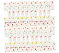 Healeved 200piezas Tarjetas Pinza Pelo De Papel Sujetadores Para Accesorios De Cabello Cartas De Exhibición Para Tocados De Fiesta y Pasadores Tarjetas Para Clips y Broches Resistentes