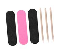 Healeved 200piezas Uñas y Palitos De Madera Para Manicura y Pedicura Herramientas De Arte De Uñas Para Uso Casa y Salones De Belleza