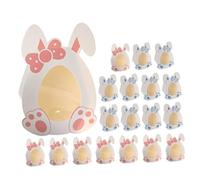 Healeved 20piezas Cajas De Obsequio De Pascua Porta Cajas Para Dulces De Recuerdos Para Fiestas De Pascua Para Dulces Para Recuerdos De Fiestas