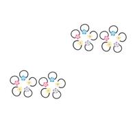 Healeved 20piezas Coloridas Diademas De Flores Para Mujeres Accesorios De Pelo Elásticos Para Playa De Ropas Para Cabello Diseño Floral Rosado
