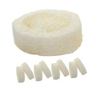 Healeved 20piezas Esponja De Lufa Exfoliante Unidades Jabonera Almohadilla Para Baño