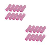Healeved 20piezas Limadores De Uñas De Rosa Herramientas De Manicura y Pedicura Pulidores Suaves Para Dar Brillo y Formar Uñas Sin Daño Adecuados Para Uso Casa y Salón