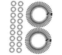 Healeved 20piezas Peine Elástico Cabello Diademas Flexibles Invisibles Banda Cabeza Peine Unidades Negras Para Diario y Organizar Cabello Suelto