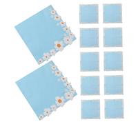 Healeved 20piezas Servilletas Desechables Diseño Floral De Margaritas Servilletas Decorativas Para Cenas Toallas Para Invitados Decoraciones Para Fiestas Navideñas