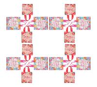 Healeved 24 Piezas Bolsa Floral para Obsequio del Día Madre con Asa Segura y Reutilizable Adecuado para Celebraciones y Fiestas Obsequios