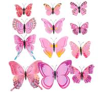 Healeved 24piezas Butterfly Hair Barrettes Elegantes Decorativas Para Cabello De Mujeres y Niñas Accesorios Para Fiestas y Eventos Especiales