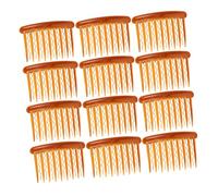 Healeved 24piezas Peine Vintage para Novia con Ondas Dientes de Plástico Rectos y Ondulados para Velo Cabello Trenzado Bodas y Eventos de Damas de Honor