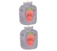 Healeved 2juegos Bolsa De Agua Caliente Multifuncional Funda y Para Aliviar Dolores Musculares y Invierno Diseño Para