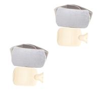 Healeved 2juegos Bolsa Térmica De Agua Caliente y Multifuncional Con Funda De Peluche Calentador De Barriga