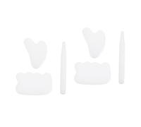 Healeved 2juegos De Masaje Facial De Jade Gua Tablero De y Varilla De Acupresión Para Relajación y Cuidado Para Cuerpo
