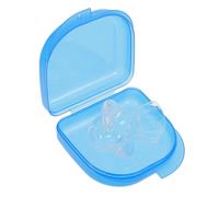 Healeved 2juegos Dispositivo Antironquidos Reutilizable Funda De Lengua Para Dejar De Roncar Herramienta De Fijación Lingual Práctica y Portátil