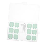 Healeved 2juegos Estuche De Lentes De Contacto Portátil Organizador Cosmético De Viaje Tapa De Unidades para Uso Diario y Actividades Al Aire