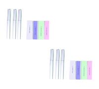 Healeved 2juegos Limas De Uñas De Vidrio Estuche Colorido y Pulidores Para Manicura Incluye Limas De Uñas y Pulidores Aleatorios Profesionales y Amateurs