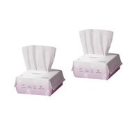 Healeved 2paquetes Toalla Reutilizable Multifuncional Húmeda o Seca Paquete De Limpieza Facial y Desmaquillante Para Viajes y Uso Diario