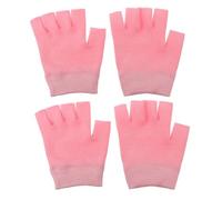 Healeved 2pares Guantes de Gel Aceite Esencial para Manos de Guantes Hidratantes sin Dedos para Cuidado de Manos Spa Oficina