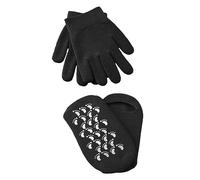 Healeved 2pares Guantes Hidratantes Para Manos y Pies Calcetines De Spa Cubrepiés De Gel Cuidado Accesorios De Spa Talla