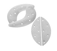 Healeved 2pares Protectores de Talón Metálicos Reemplazo de Placa de Talón Herramientas para Reparar Calzado para Botas para Actividades al Aire y Lugares de Trabajo