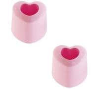 Healeved 2pares Soporte De Cepillos De Dientes Forma De Organizador De Escritorio Multifuncional Soporte Para y Color Rosa