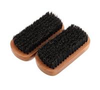Healeved 2pcs Precision Beechwood Barba Grooming Cepillo Para Hombres Ideal Para Suavizado De Cabello Y Barba Terry De Multifuncional Herramienta De Limpieza De Zapatos De