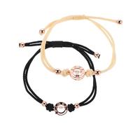 Healeved 2Pcs Pulseras a Juego Para Parejas Con Sensor De VibracióN Y Tacto Ajustables Pulsera Que Vibra a Distancia Para Mantener ConexióN En Relaciones a Larga Distancia Regalo Aniversario