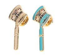 Healeved 2piezas Accesorios para Cafeteros Pines de Solapa Forma de Cafetera Broches Retro Esmaltados para Mochilas Delantales Ropa Chaquetas Bolsos y Sombreros Decoración para Niñas