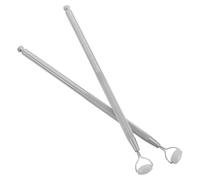 Healeved 2piezas Barra De Belleza Jade Rodillo Para Ojos Corrector Nasal Herramienta De Masaje Facial Piedra De Jade Auténtica Para Cuidado De Piel Antienvejecimiento Uso Diario Casa o Spa