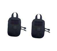 Healeved 2piezas Bolsa Médica Portátil De Emergencia Botiquín De Para y Actividades Para Almacenamiento De Móvil y Artículos Color Negro