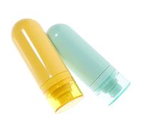 Healeved 2piezas Botellas de Emulsión al Vacío Flexibles y Rellenables Botellas Vacías Prueba de Fugas para Viajes para Productos de Tocador como Agua o Perfume Incluye Pequeñas Prácticas