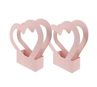 Healeved 2piezas Cajita De Flores Asas Corazón De Unidades Para Decoración De Bodas y Fiestas Contenedor Estiloso Para Arreglos y Sorprender Tus Seres Queridos