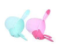 Healeved 2piezas Cuchara de Agua para Taza de Champú para Baño Infantil Vaso para Enjuagar el Cabello Material Suave