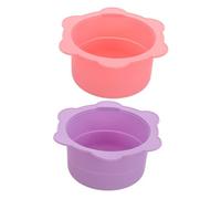 Healeved 2piezas Cuenco De Silicona Para Cuencos Plegables De Silicona Para Faciales Salón De y Spa