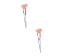 Healeved 2piezas De Maquillaje Profesional Para Mango De Plástico Diseño De Gato Herramienta De Maquillaje Ligera y Para Aplicación De Base y Cosméticos