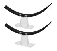 Healeved 2piezas De Pestañas Postizas De Entrenamiento y Exhibición Para Salones De Curvatura Natural Para Técnicas De Extensión De Pestañas y Formación