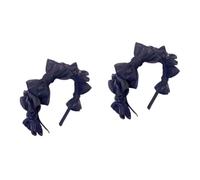 Healeved 2piezas Diadema De Estilo Vintage Lazo Para Mujer Accesorio De Cabello Elegante Para Bodas Fiestas y Eventos Especiales