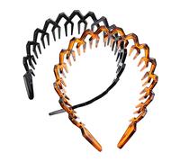 Healeved 2piezas Diadema Ondas Diadema Peine para Mujer Accesorios Cabello para Mantener el Pelo Lugar Durante Actividades Caseras o Salidas